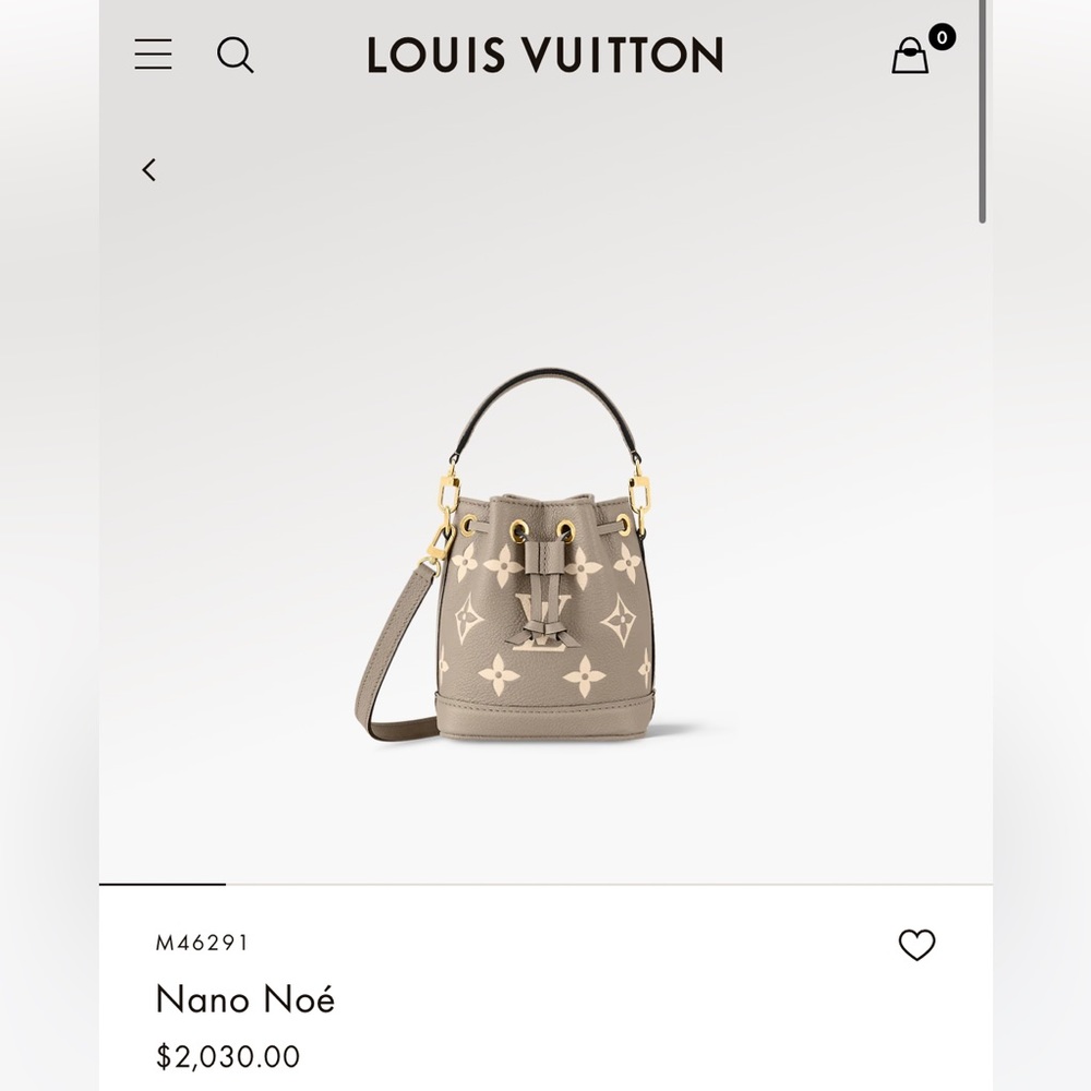 Louis Vuitton nano no’e